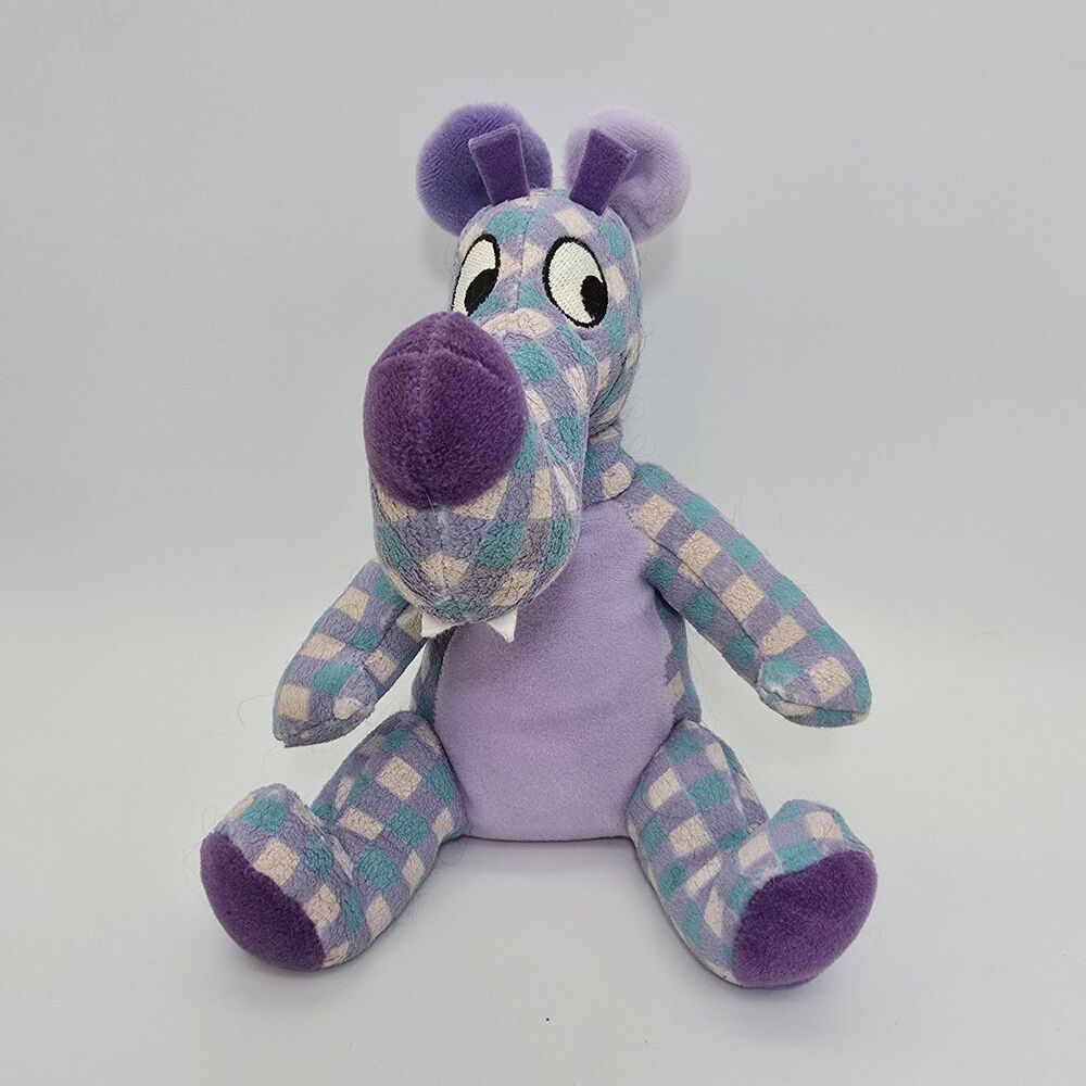 VINTAGE DISNEY WINNIE THE POOH PLUSH PURPLE WOOZLE 7"